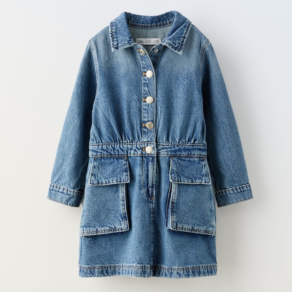 NWT Kids Zara denim dress
